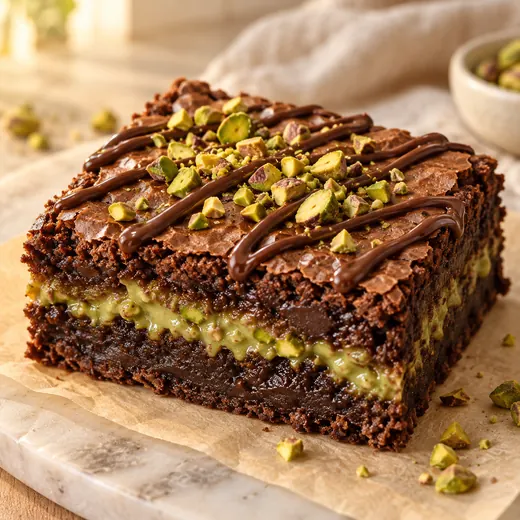 Brownie de Pistache (sem kataifi)